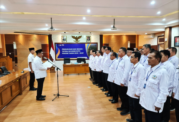 Pengukuhan Anggota TKPSDA WS BODRI KUTO Periode 2025-2029